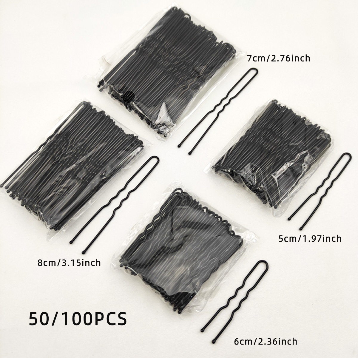 Women Accessories Aesthetic - 50/100 PCS ผู้หญิง 5/6/7/8 ซม.ผม Waved