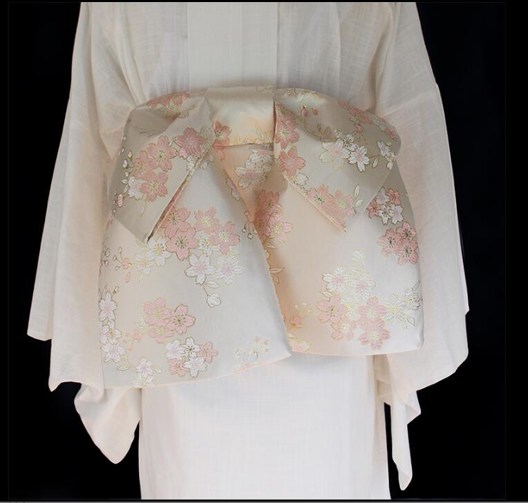 Women'S Kimono Accessories - ชุดกิโมโนญี่ปุ่นคาดเอวเกอิชาอุปกรณ์เสริมชุดคลุมอาบน้ำมีสายคาดสีชมพู