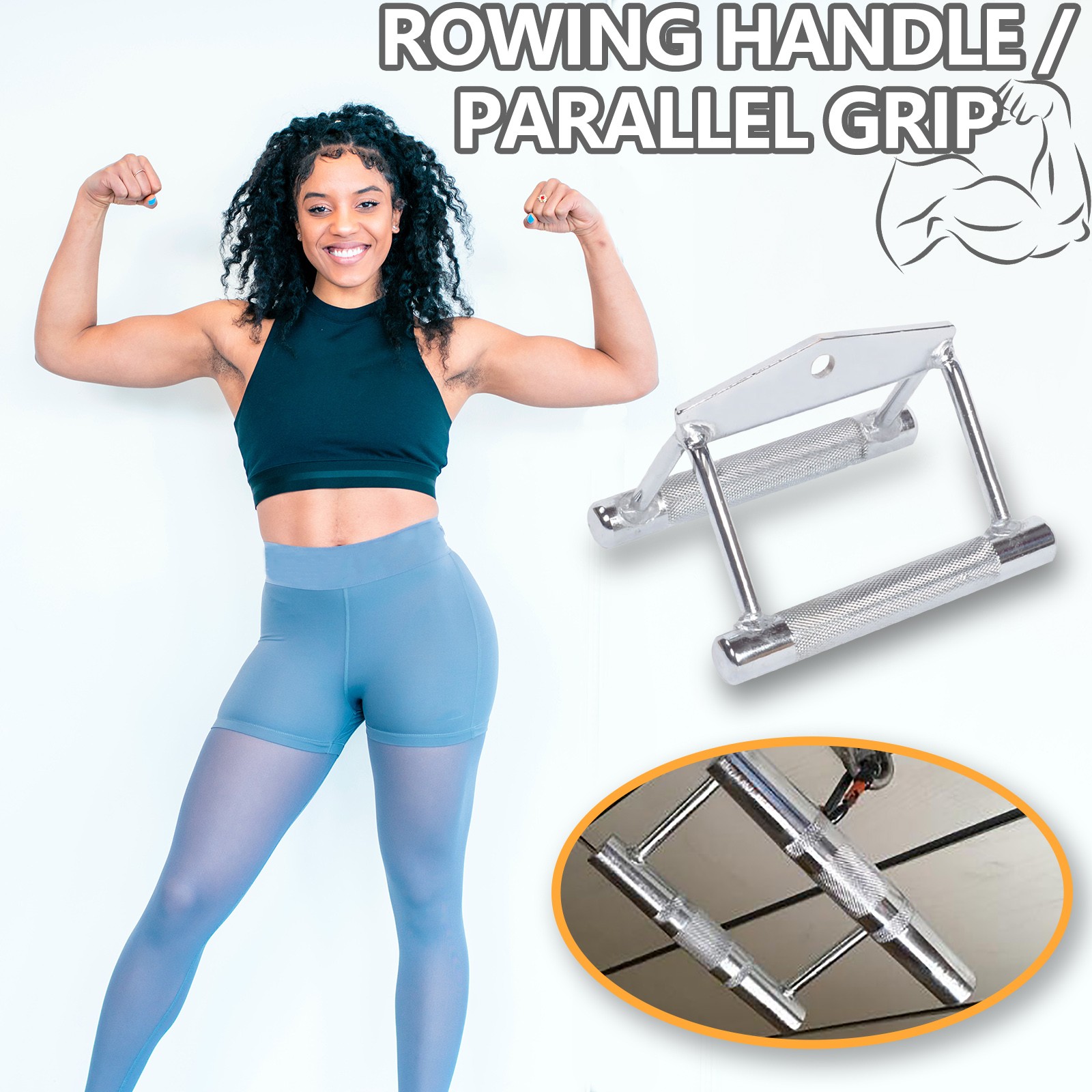 Women'S Exercise Accessories - อุปกรณ์ออกกำลังกายแบบจับคู่สำหรับพายเรือ ฝึกความแข็งแรง ดึงข้อได้ ใช้กับบาร์ดึงข้อ อุปกรณ์เสริมสำหรับยิม เครื่องมือออกกำลังกาย
