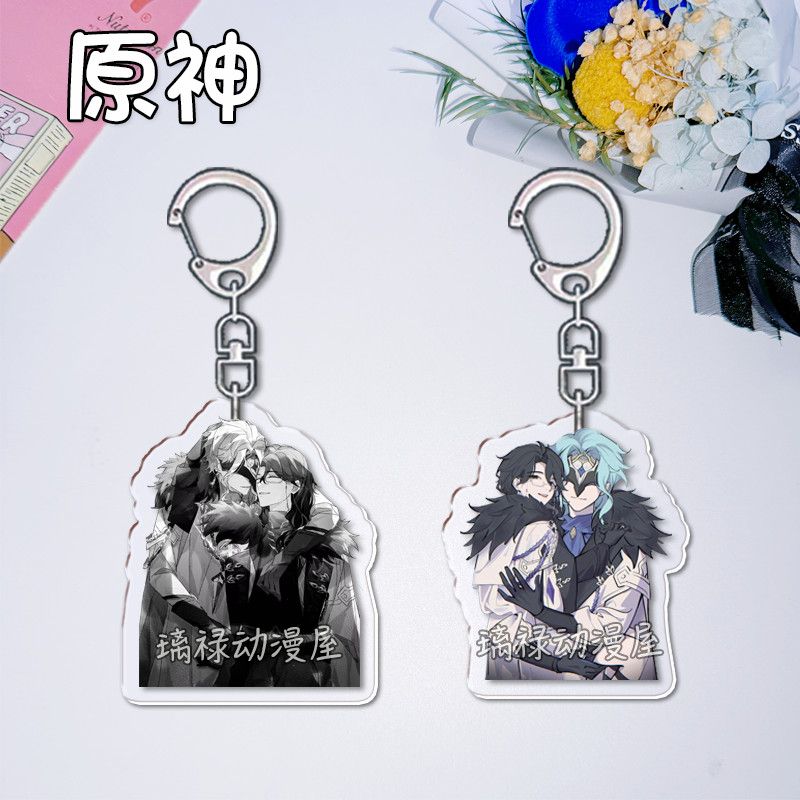 Women Accessories Gift - 2 ชิ้นเก็นชิน อิมแพ็คพวงกุญแจสำหรับผู้หญิงอุปกรณ์เสริมกระเป๋า The Doctor Regrator