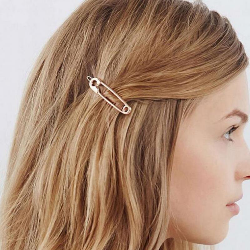 Women'S Accessories Manufacturers - 2021ใหม่แฟชั่นอุปกรณ์เสริมผมง่ายสุทธิคนดังป่าอะคริลิค Pin-Shaped Hairpin Bangs คลิปผู้ผลิตขาย