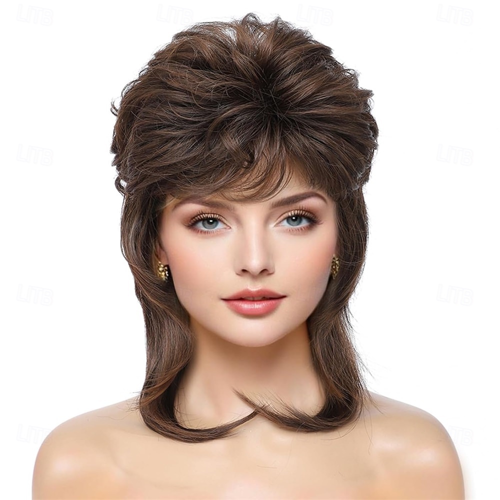 Women'S Accessories In The 80S - HAIRJOY ​​วิกผมสังเคราะห์สำหรับผู้หญิงโจ ดิร์ทอีโมวิกผม 80s 90s เครื่องแต่งกายแฟนซีปาร์ตี้อุปกรณ์เสริมคอสเพลย์ฮาโลวีนวิกผม