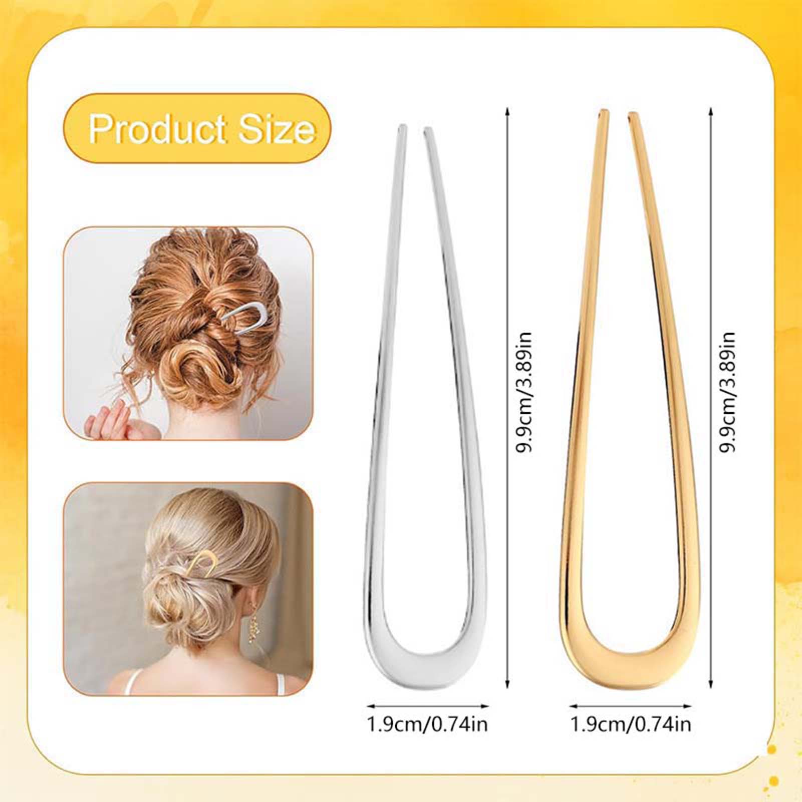 กิ๊บติดผมรูปตัวยูแบบฝรั่งเศส ว - Women Accessories Aesthetic บทวิจารณ์และราคา