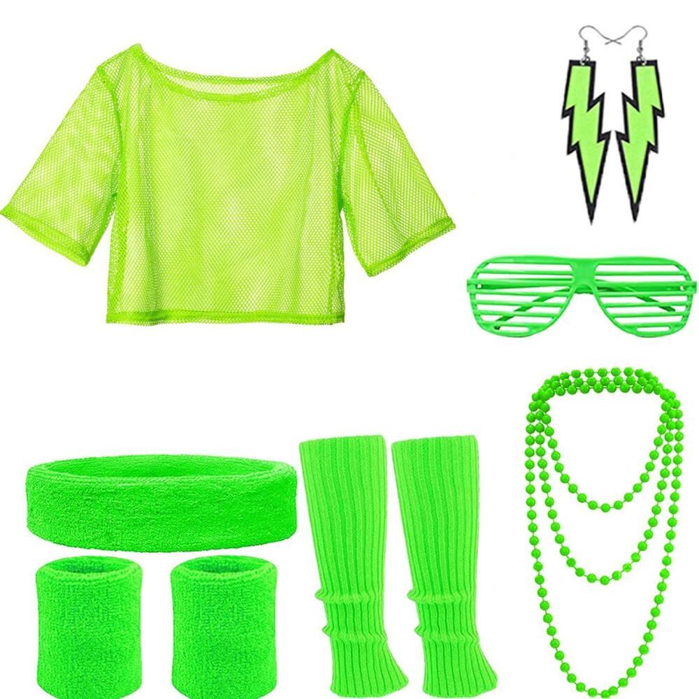 80S ชุดปาร์ตี้ดิสโก้สำหรับผู้ห - Women'S Accessories In The 80S บทวิจารณ์และราคา