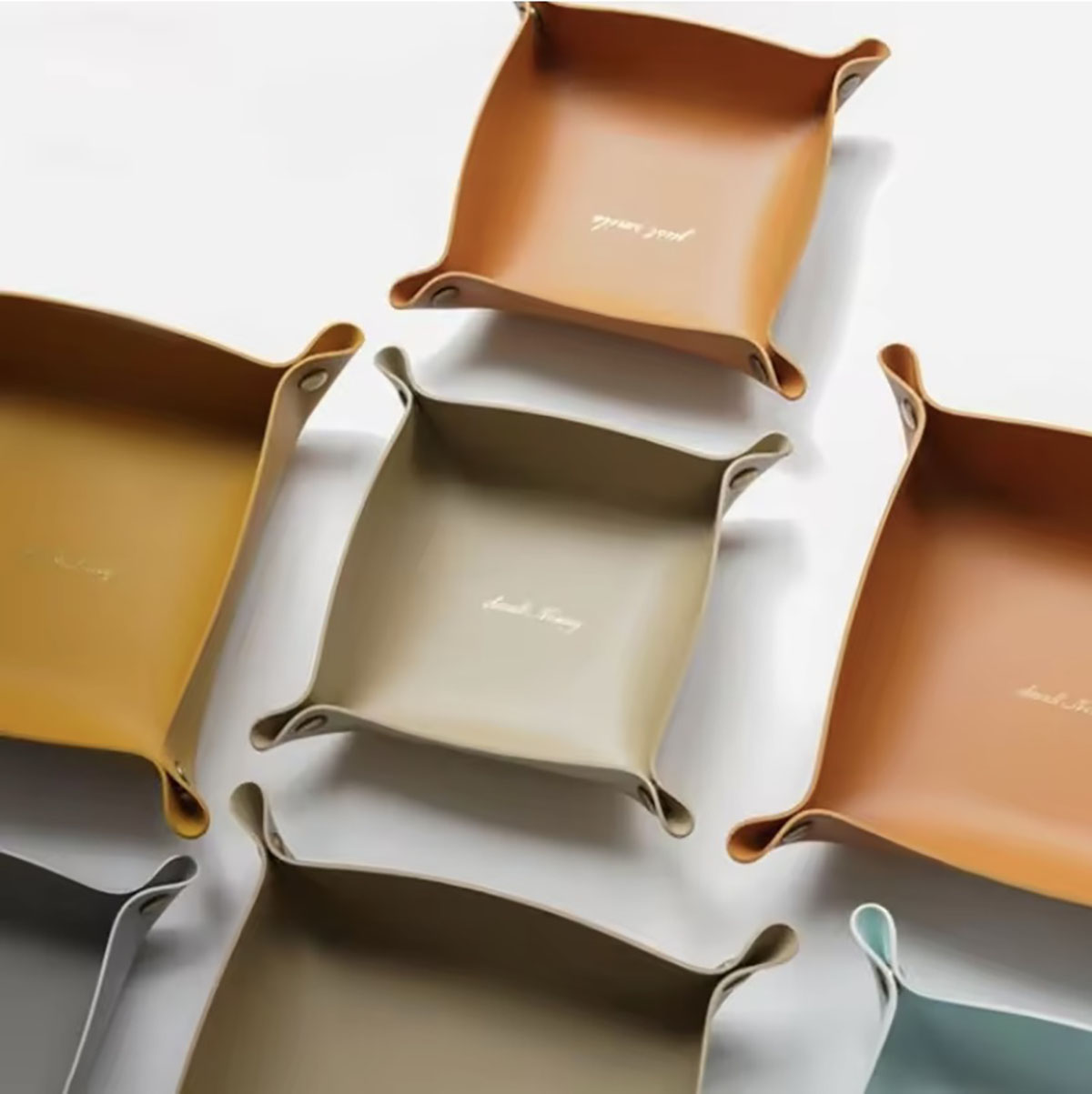สไตล์นอร์ดิกหนังถาด Desktop Or - Women Accessories Organizer บทวิจารณ์และราคา