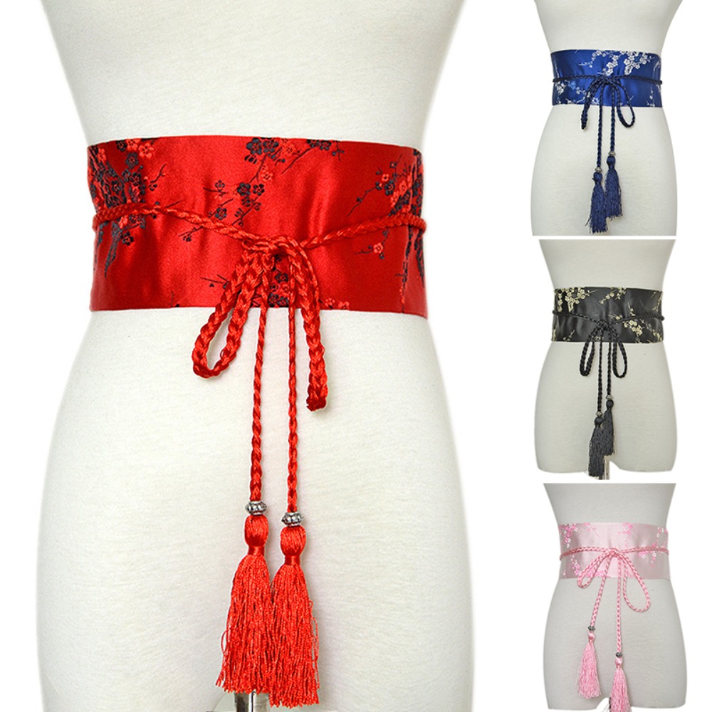 ญี่ปุ่นกว้างรัดตัว Cummerbunds - Women'S Kimono Accessories บทวิจารณ์และราคา