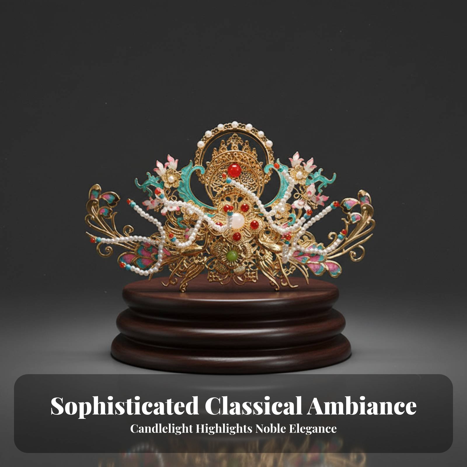 มงกุฎผมแบบจีนโบราณ สวยงามดุจเท - Women Accessories Aesthetic บทวิจารณ์และราคา