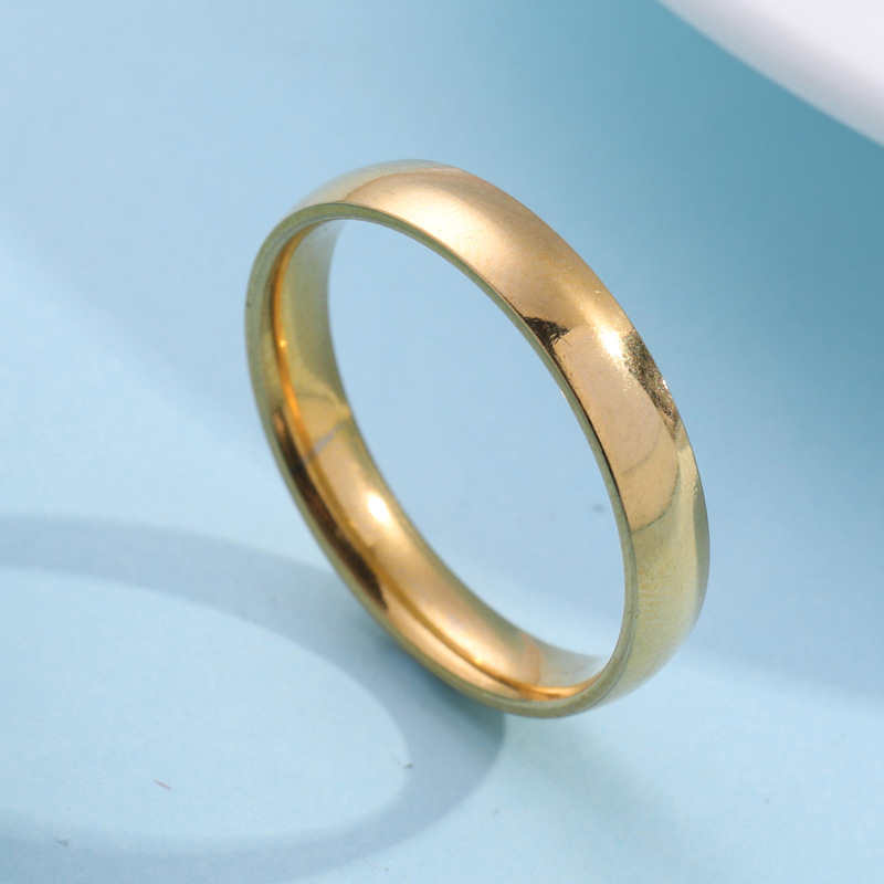 แหวนไทเทเนียมสตีล 4 มม. ทรงโค้ - Women'S Accessories Manufacturers บทวิจารณ์และราคา