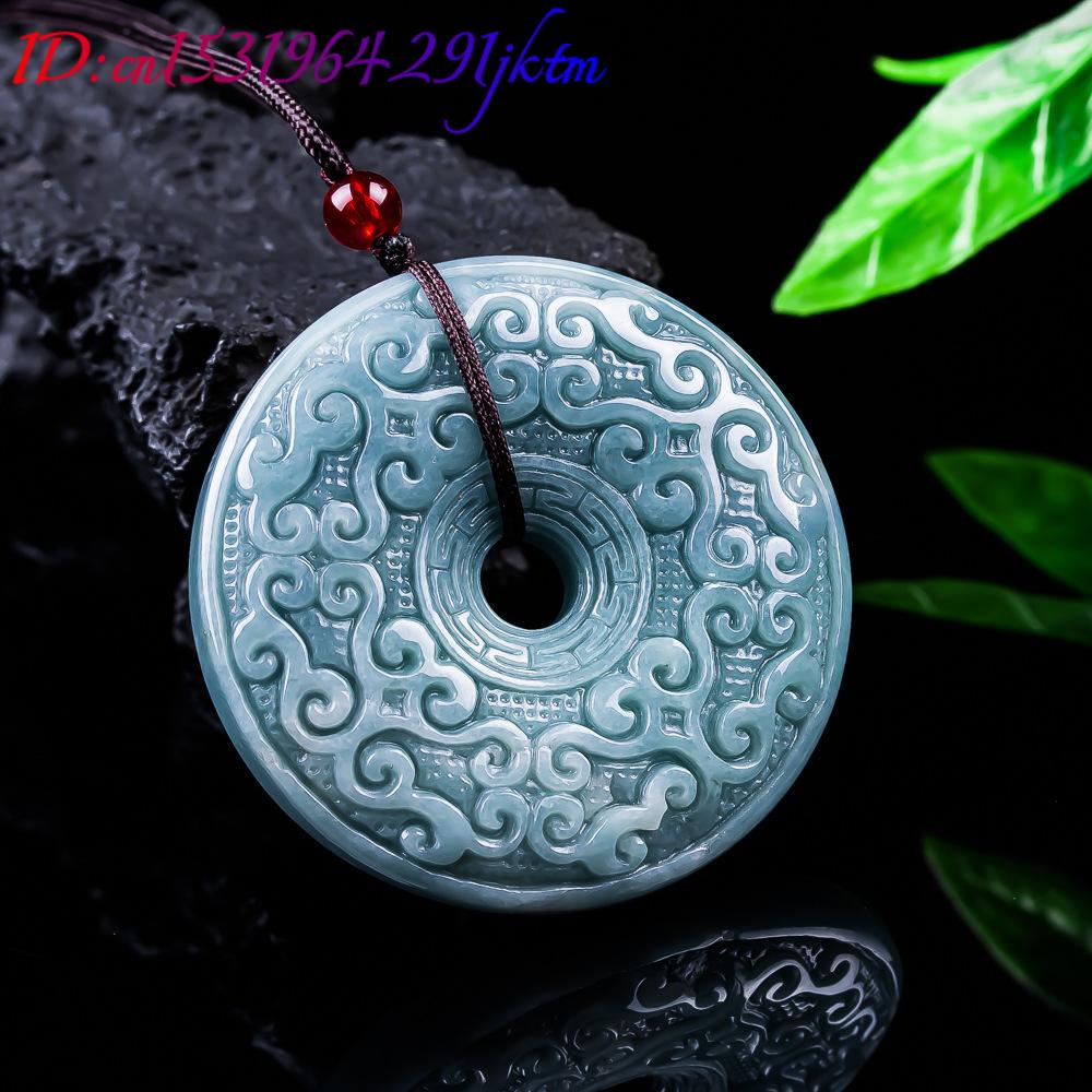 หยกพม่าธรรมชาติจี้ดอกไม้สร้อยค - Women Accessories Gift บทวิจารณ์และราคา