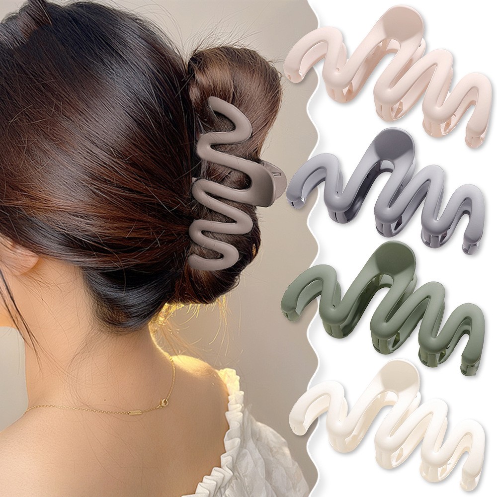 กิ๊บหนีบผมทรงเรขาคณิตสีฝ้าขนาด - Women Accessories In Wholesale บทวิจารณ์และราคา