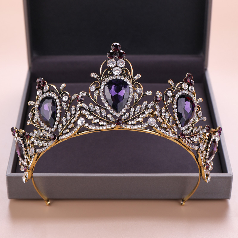 มงกุฎหรูหราสไตล์บาโรก วินเทจ ท - Women Accessories Gift บทวิจารณ์และราคา