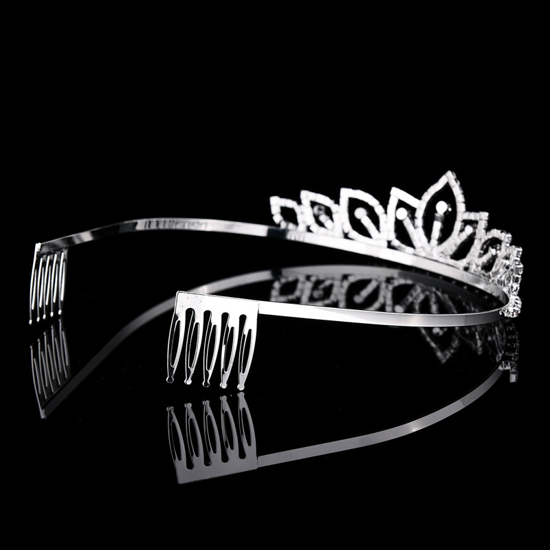 สีเงินประกายมงกุฎไรน์สโตนเครื่ - Women Accessories Gift บทวิจารณ์และราคา