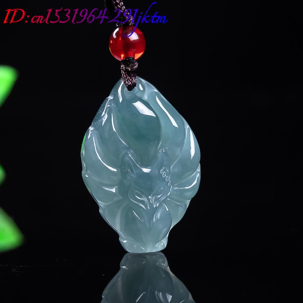 หยกพม่าธรรมชาติจี้รูปสุนัขจิ้ง - Women Accessories Gift บทวิจารณ์และราคา