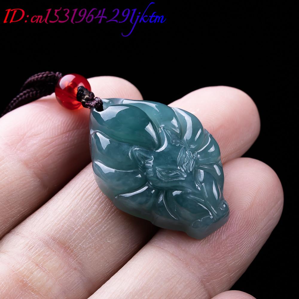 หยกพม่าธรรมชาติจี้รูปสุนัขจิ้ง - Women Accessories Gift บทวิจารณ์และราคา