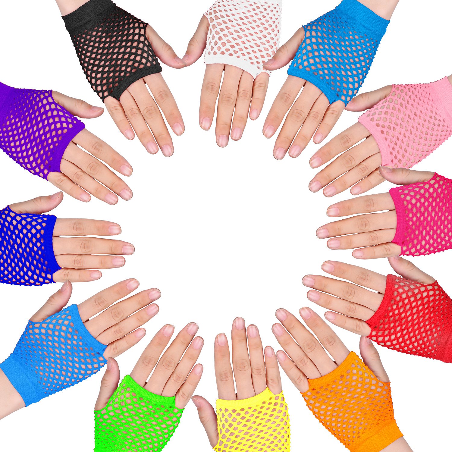 ถุงมือตาข่ายแบบไม่มีนิ้ว 24 คู - Women'S Accessories In The 80S บทวิจารณ์และราคา