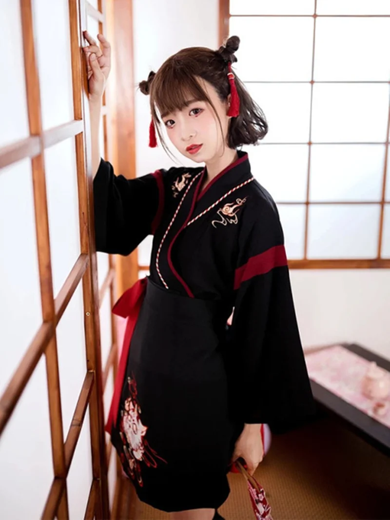 ญี่ปุ่นชุดกิโมโนผู้หญิงสีดําสี - Women'S Kimono Accessories บทวิจารณ์และราคา