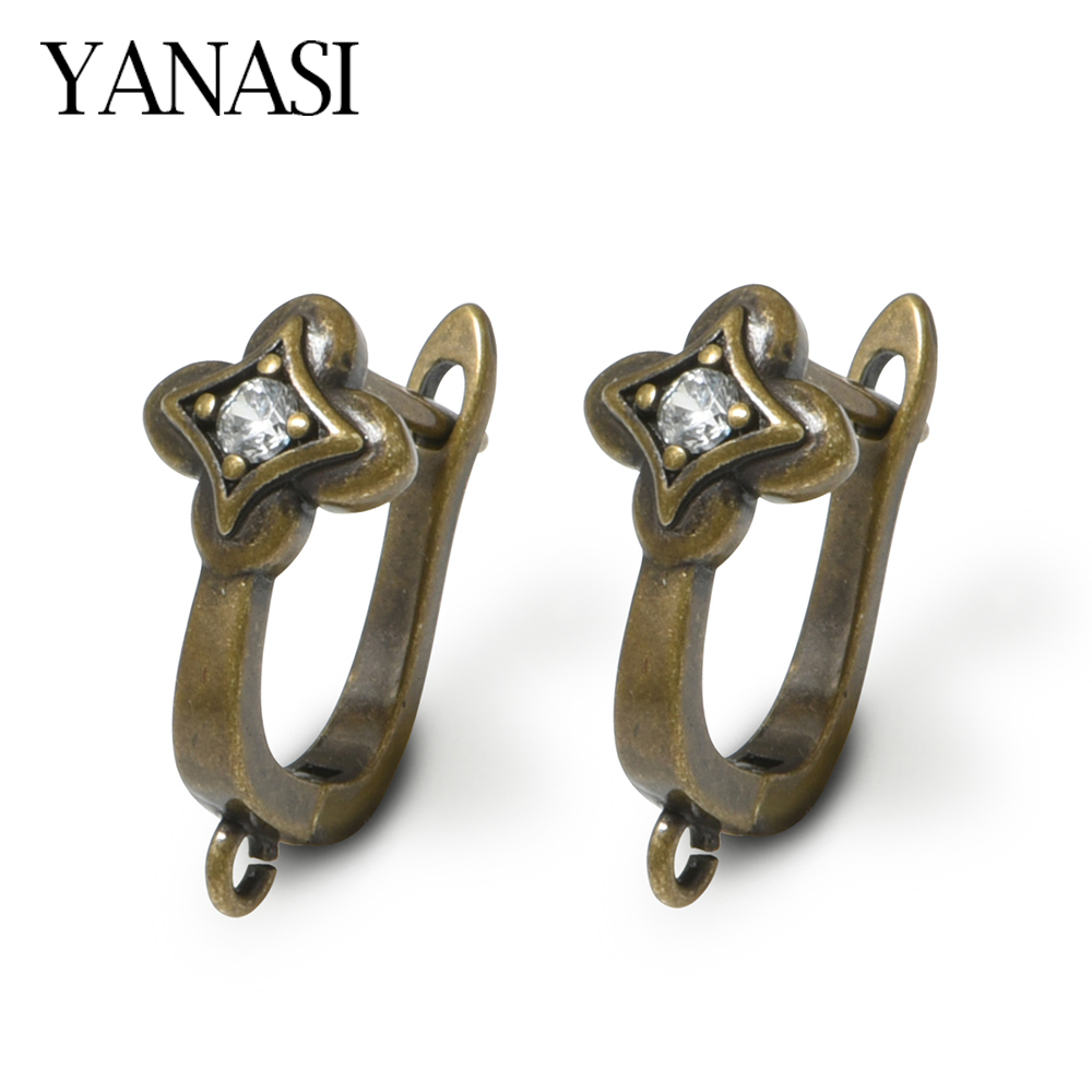 ใหม่ 1 คู่ต่างหูทองเหลืองโบราณ - Women Accessories In Wholesale บทวิจารณ์และราคา