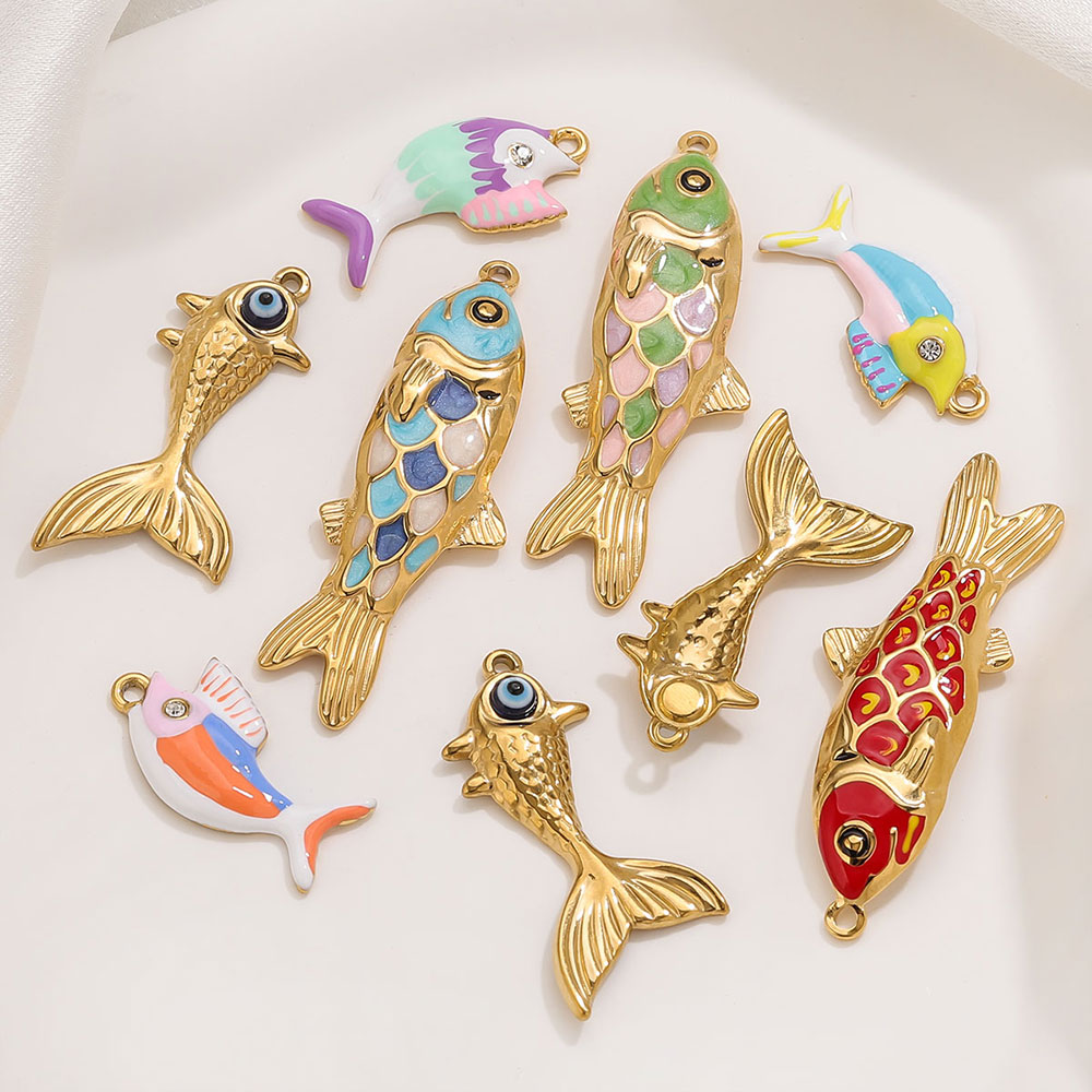 2-3pcs สแตนเลสสตีลน่ารักเคลือบ - Women Accessories In Wholesale บทวิจารณ์และราคา