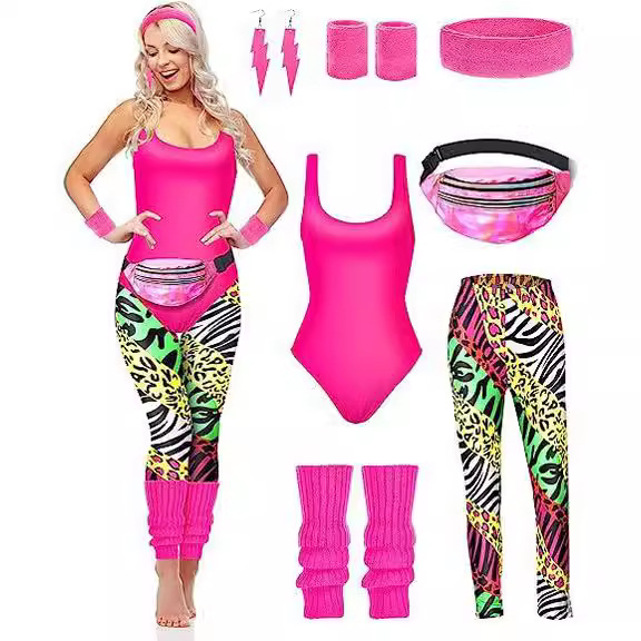 1980s Party เครื่องแต่งกายผู้ห - Women'S Accessories In The 80S บทวิจารณ์และราคา