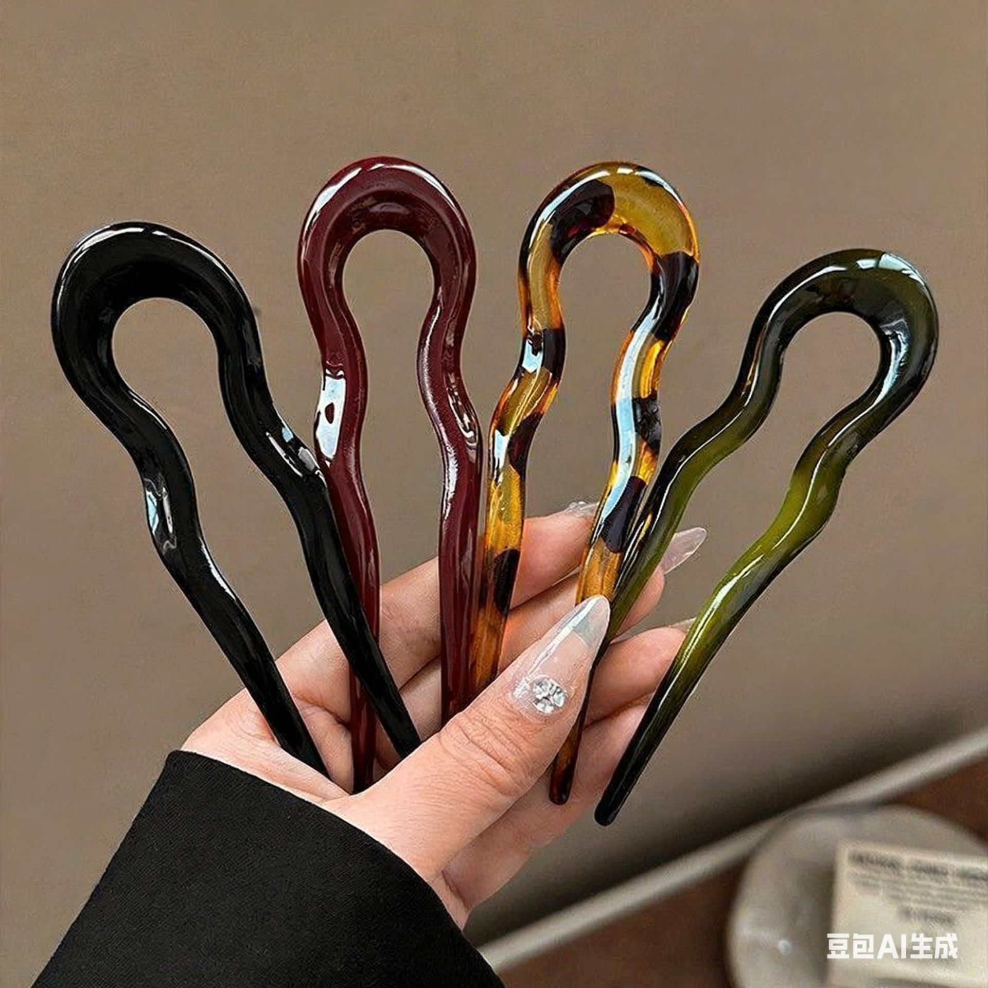 กิ๊บติดผมอะคริลิคทรง U สำหรับผ - Women Accessories Aesthetic บทวิจารณ์และราคา
