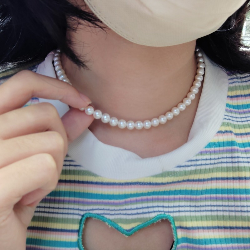 สร้อยไข่มุกธรรมชาติขนาด 18 นิ้ - Women'S Accessories Manufacturers บทวิจารณ์และราคา