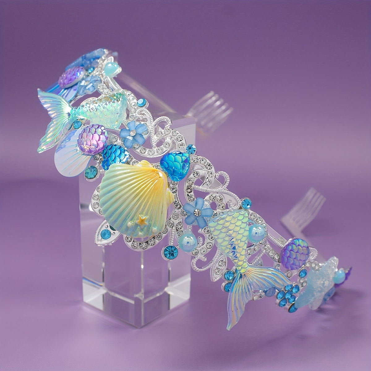 มงกุฎหวีผมนางเงือกใหม่ ปี 2025 - Women Accessories Gift บทวิจารณ์และราคา