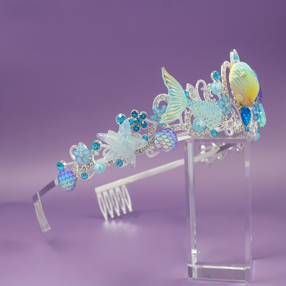 มงกุฎหวีผมนางเงือกใหม่ ปี 2025 - Women Accessories Gift บทวิจารณ์และราคา
